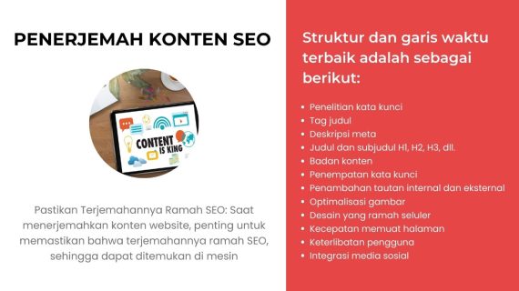 Penerjemah Konten Seo  