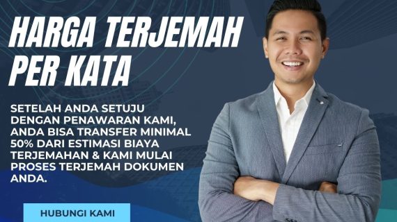 Harga Terjemahan Per Kata