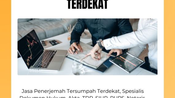 Jasa Penerjemah Tersumpah Terdekat