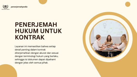 Penerjemah Hukum untuk Kontrak