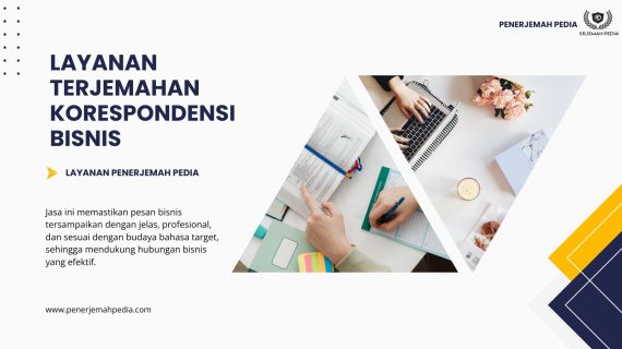 Layanan Terjemahan Korespondensi Bisnis