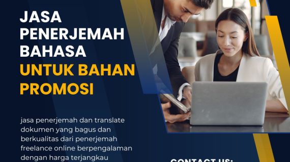 Jasa Penerjemah Bahasa untuk Bahan Promosi