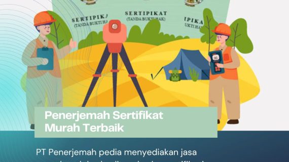 Penerjemah Sertifikat Murah Terbaik