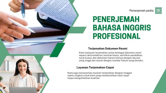 Penerjemah Bahasa Inggris Profesional