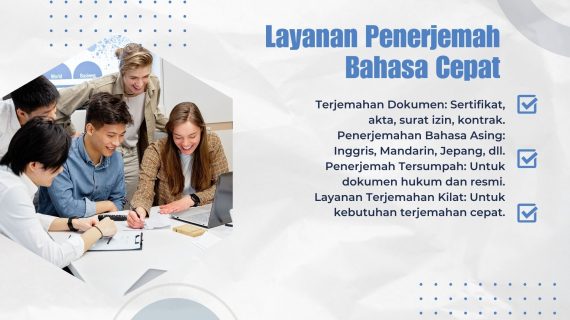 Layanan Penerjemah Bahasa Cepat